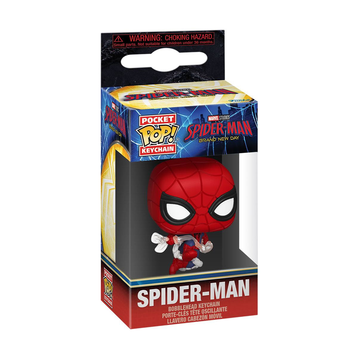 Ігрова фігурка на кліпсі Funko Pop! Людина-павук: Абсолютно новий день - Людина-павук, від 3 років (83962)